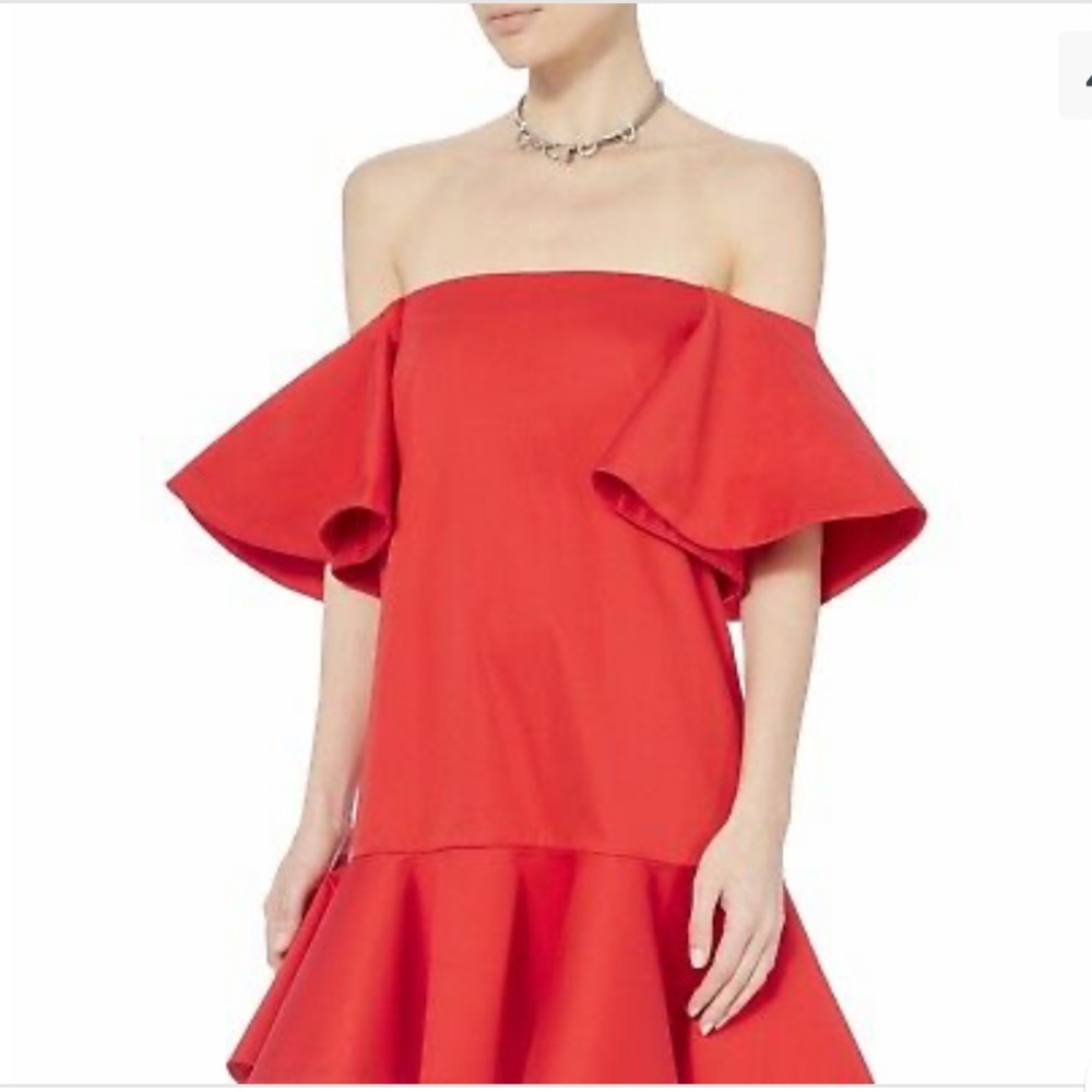 Alexis❣️ Red Aliana Off Shoulder Dress - Picture 4 of 9